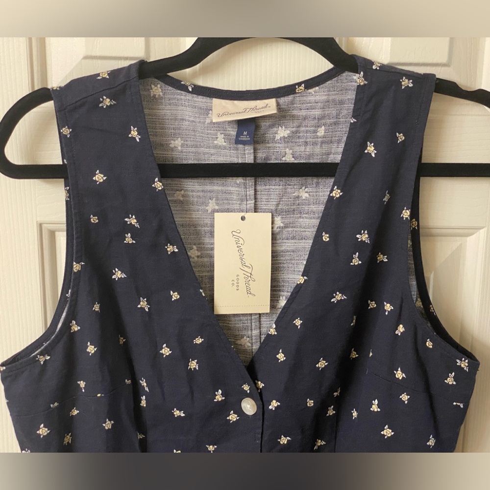 Universal Thread Sleeveless Button-Down Floral Dr… - image 5
